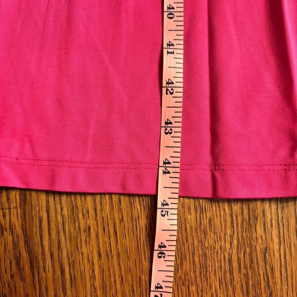 Rocco Ragni Pink Short Sleeve Midi Dress MSRP $425.00 Size Med Made in‎ Italy - Picture 12 of 14